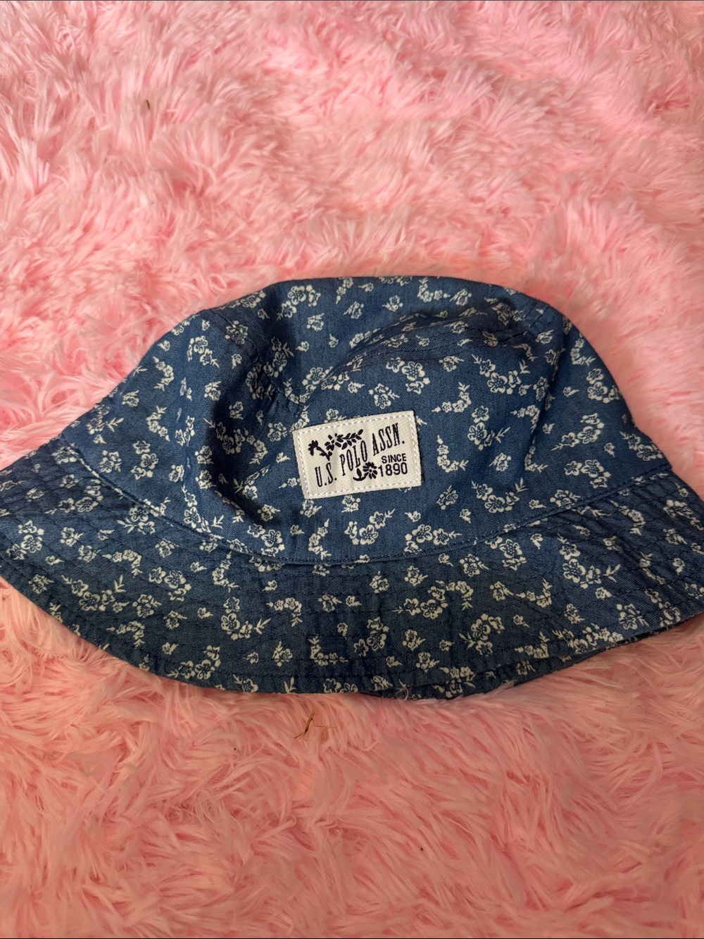 U.S. Polo Assn. Navy Floral Bucket Hat
